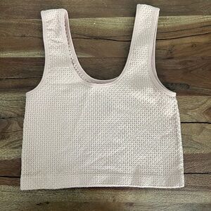 Freshwear Soft Pink Textured Top